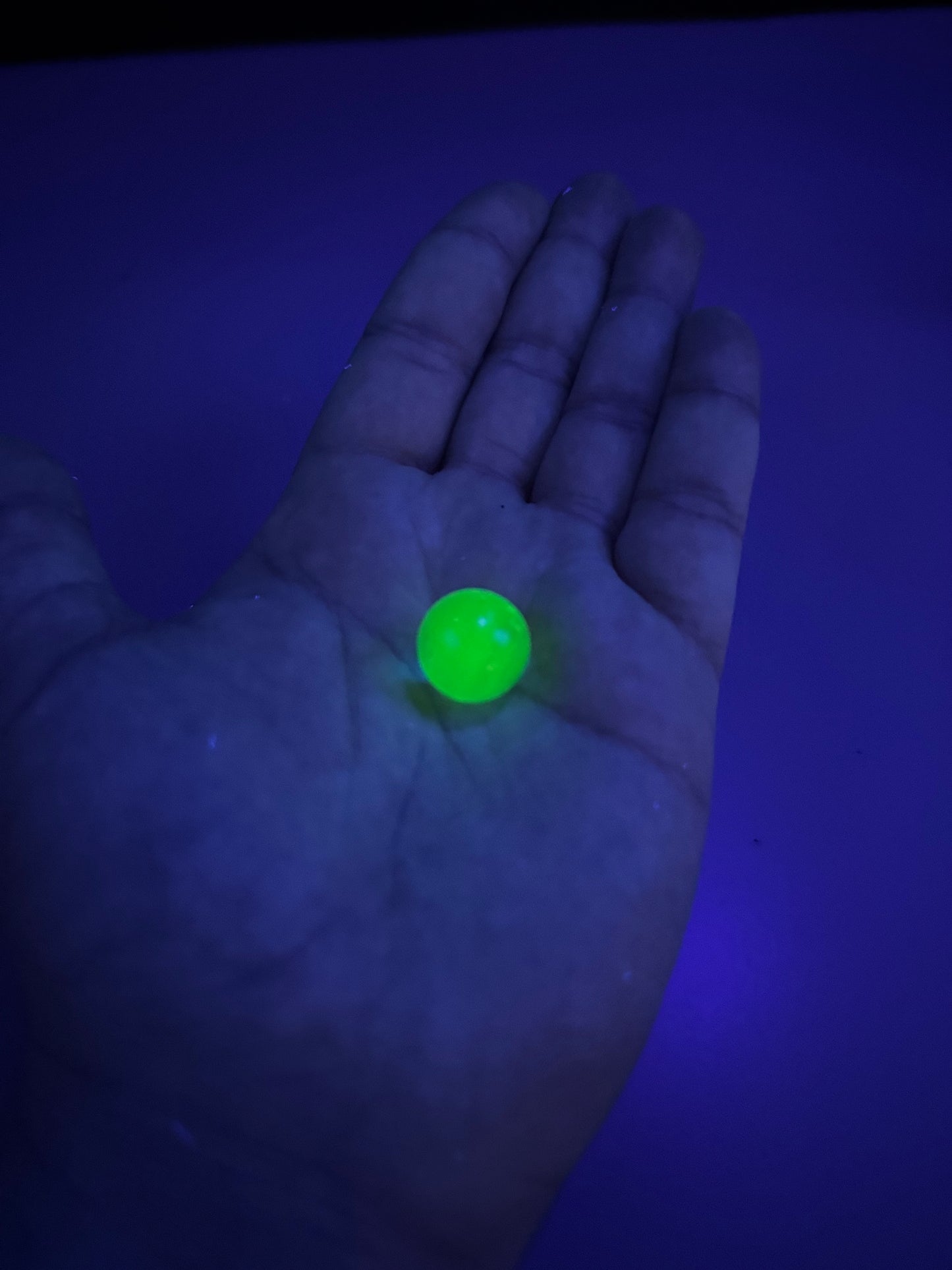 Canicas de vidrio de Uranio