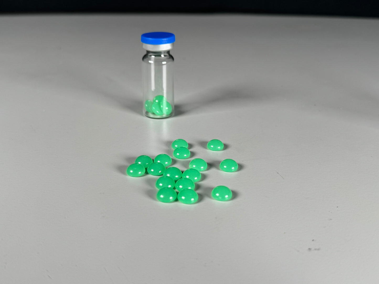 Perlas de Vidrio de Uranio