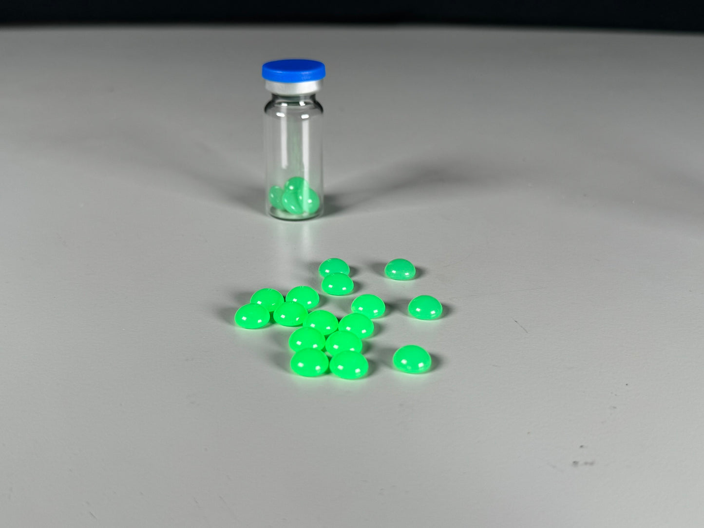 Perlas de Vidrio de Uranio