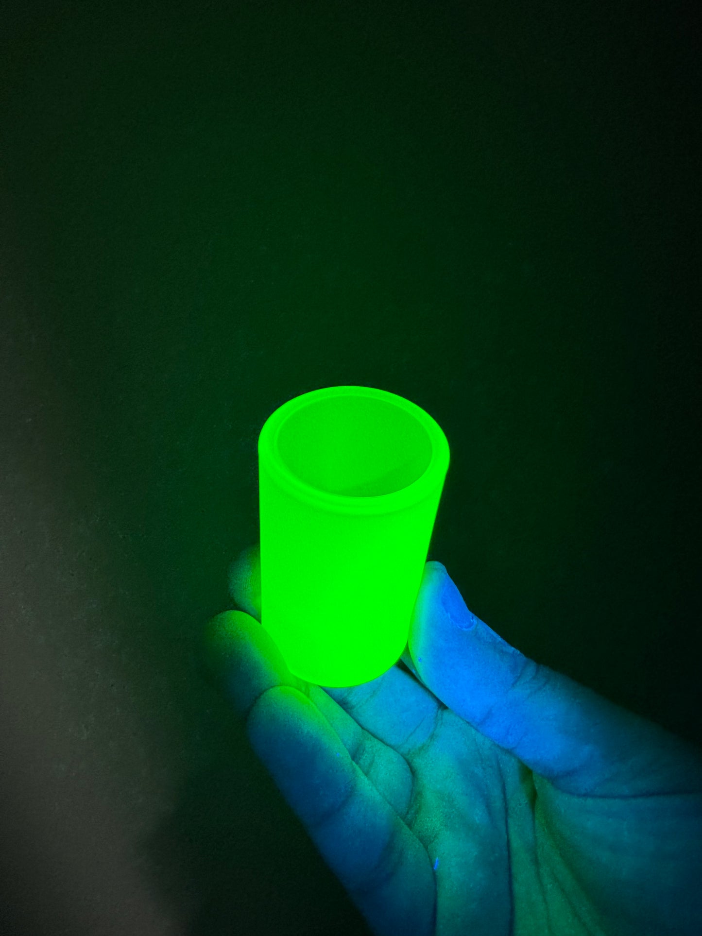 Vaso de chupito de vidrio de Uranio